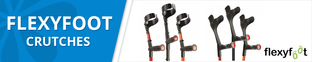Flexyfoot Shock Absorbing Adult Crutches